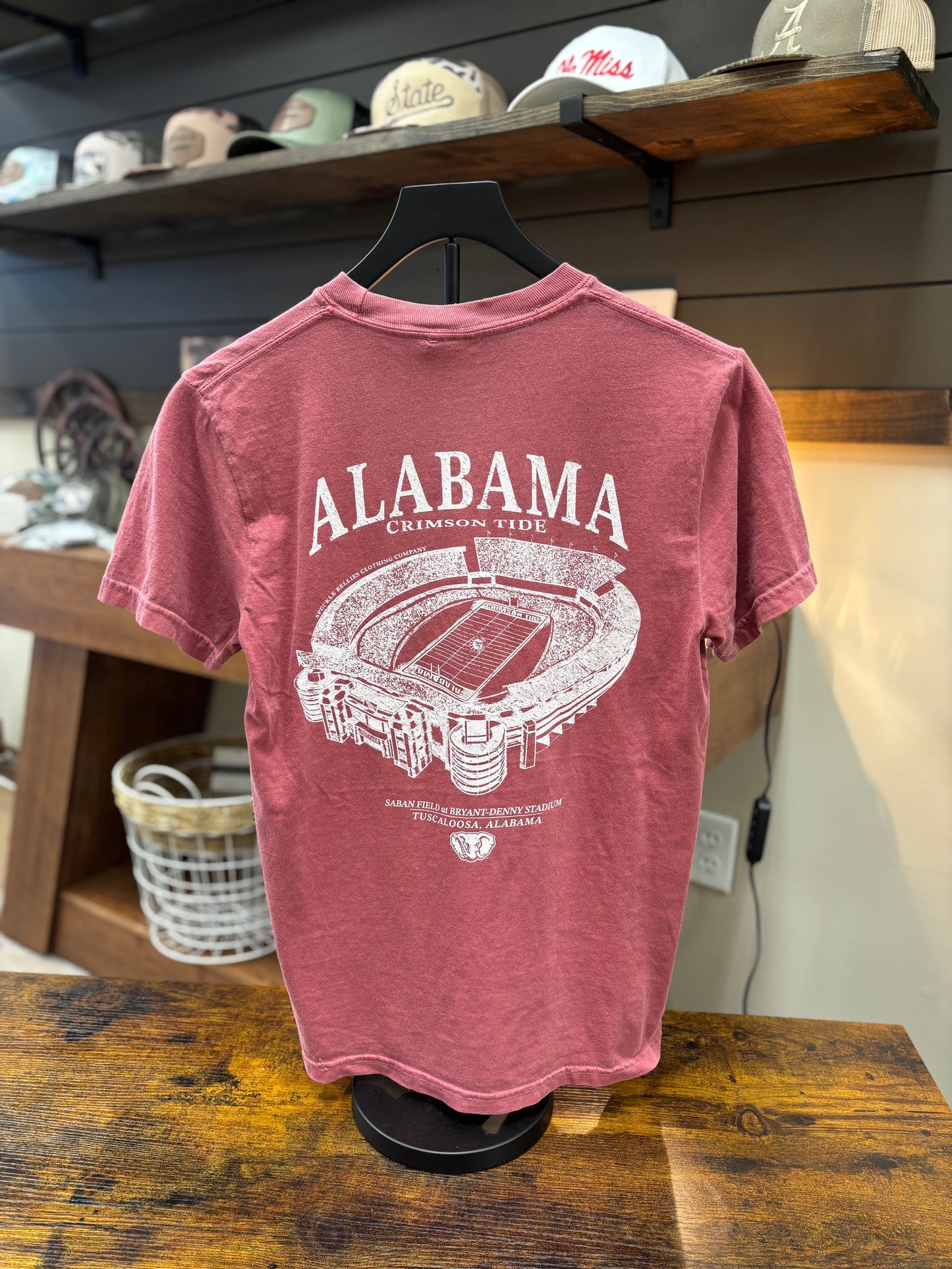 Speckle Bellies Alabama Stadium Tshirt