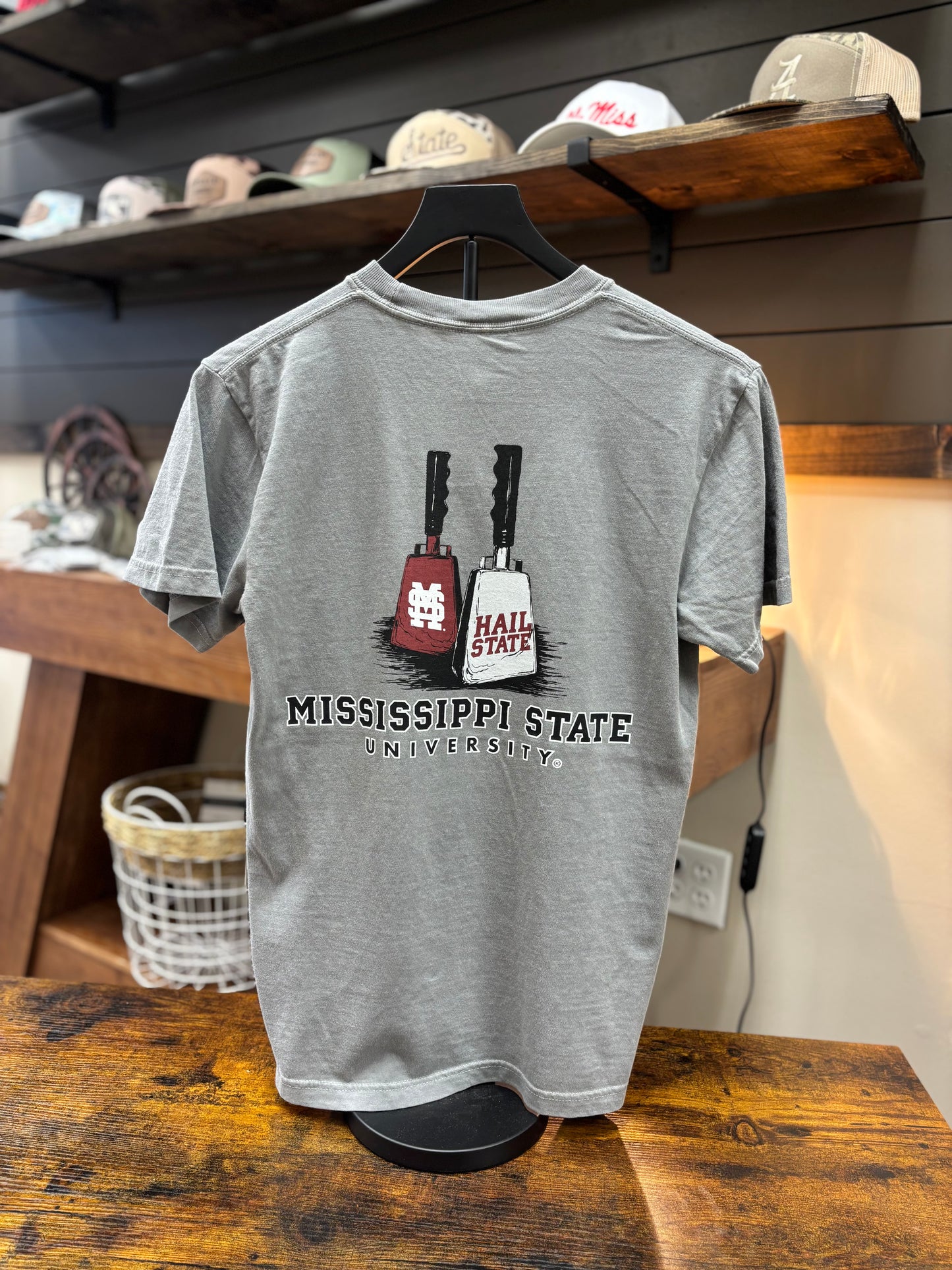Speckle Bellies MS State Cow Bells Tshirt