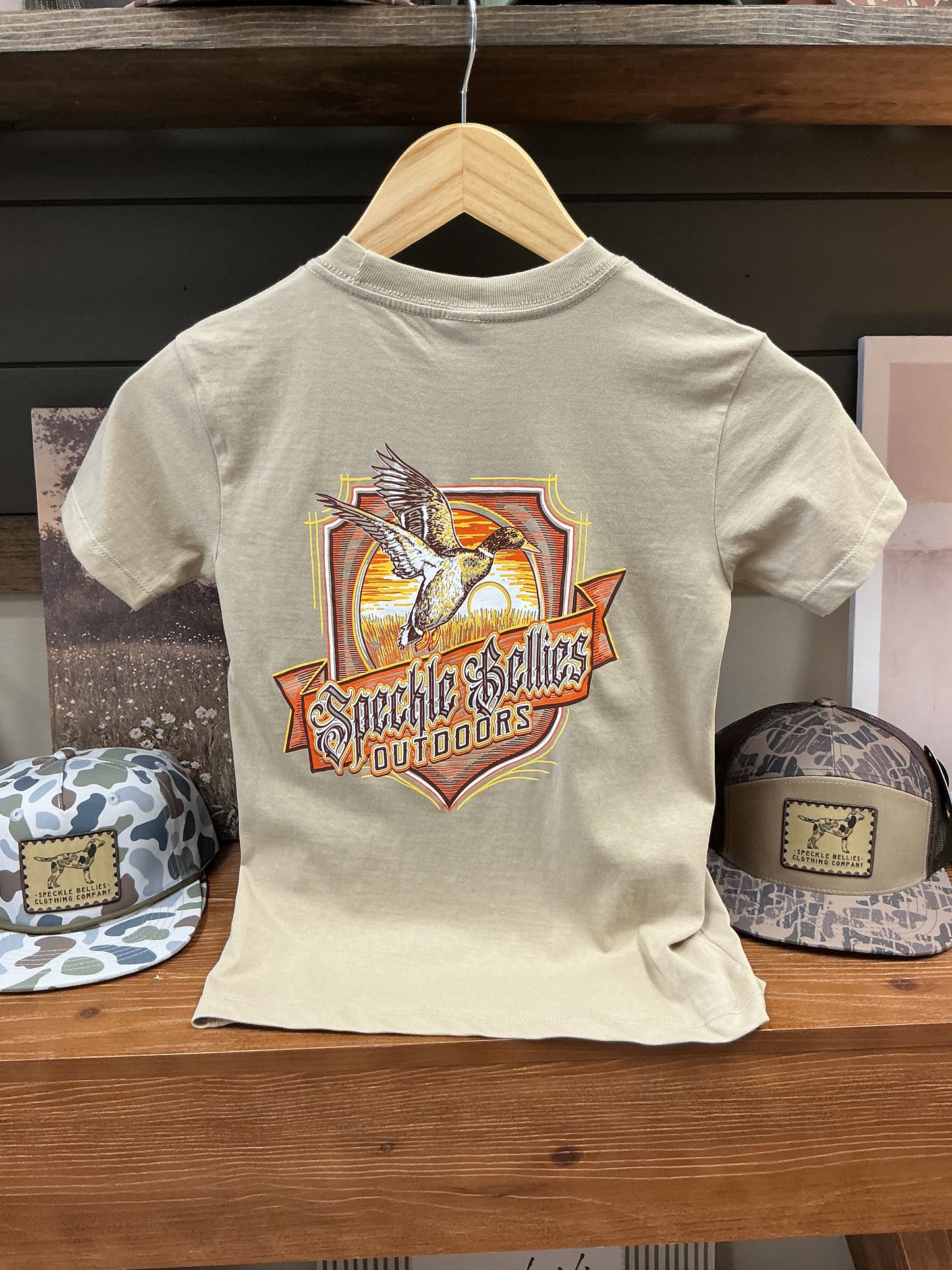 SPECKLE BELLIES YOUTH OUTDOOR TSHIRT