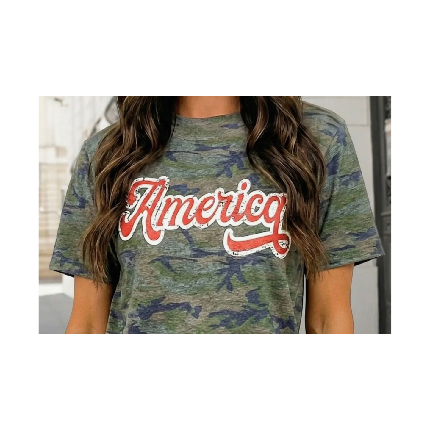 AMERICA CAMO TSHIRT
