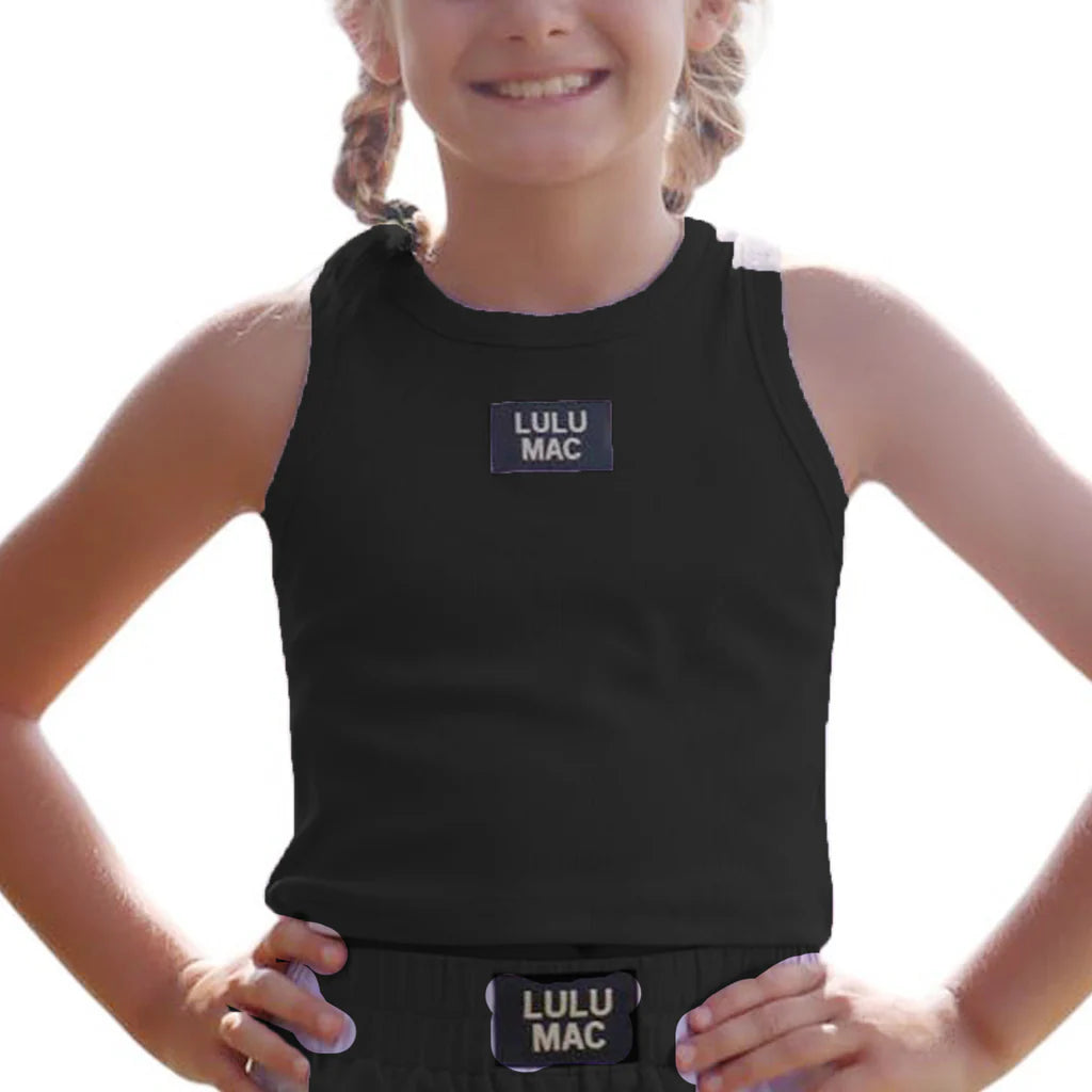 LULU MAC YOUTH BLACK TANK