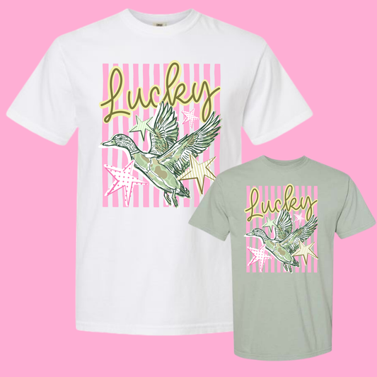 LUCKY DUCK ADULT TEE