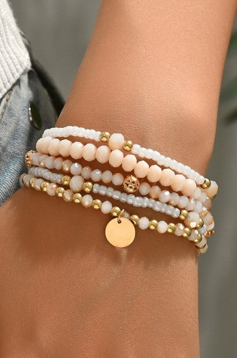MULITLAYER CHARM BRACLET STACK