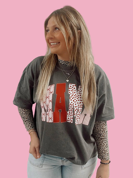 BLUSHIN' BOW MAMA TEE
